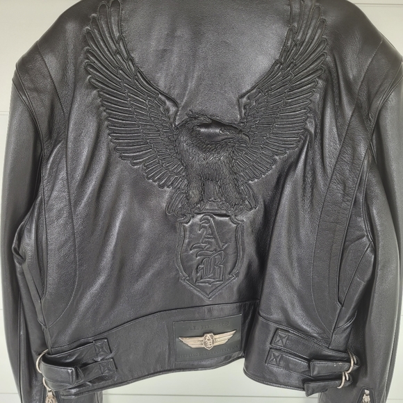 AL BERES LEATHER "MOTO" JACKET - Picture 2 of 4
